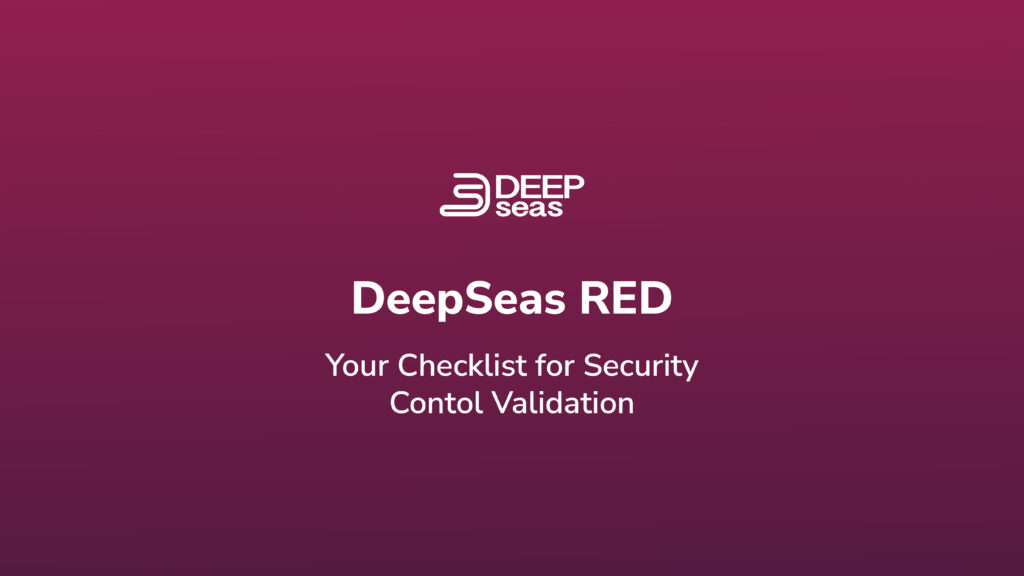 Pen testing checklist from DeepSeas RED