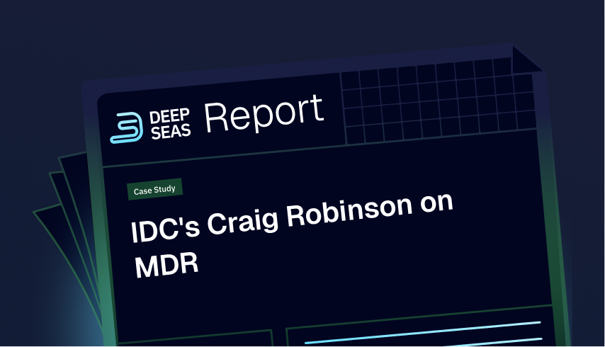 IDC's Craig Robinson on MDR