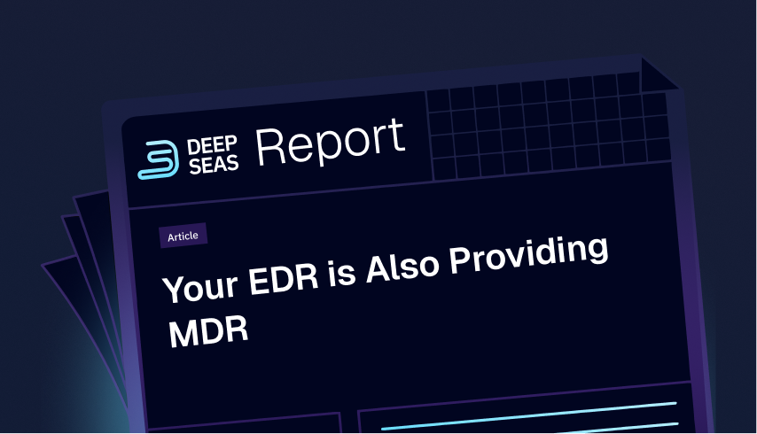 Your EDR is Also Providing MDR