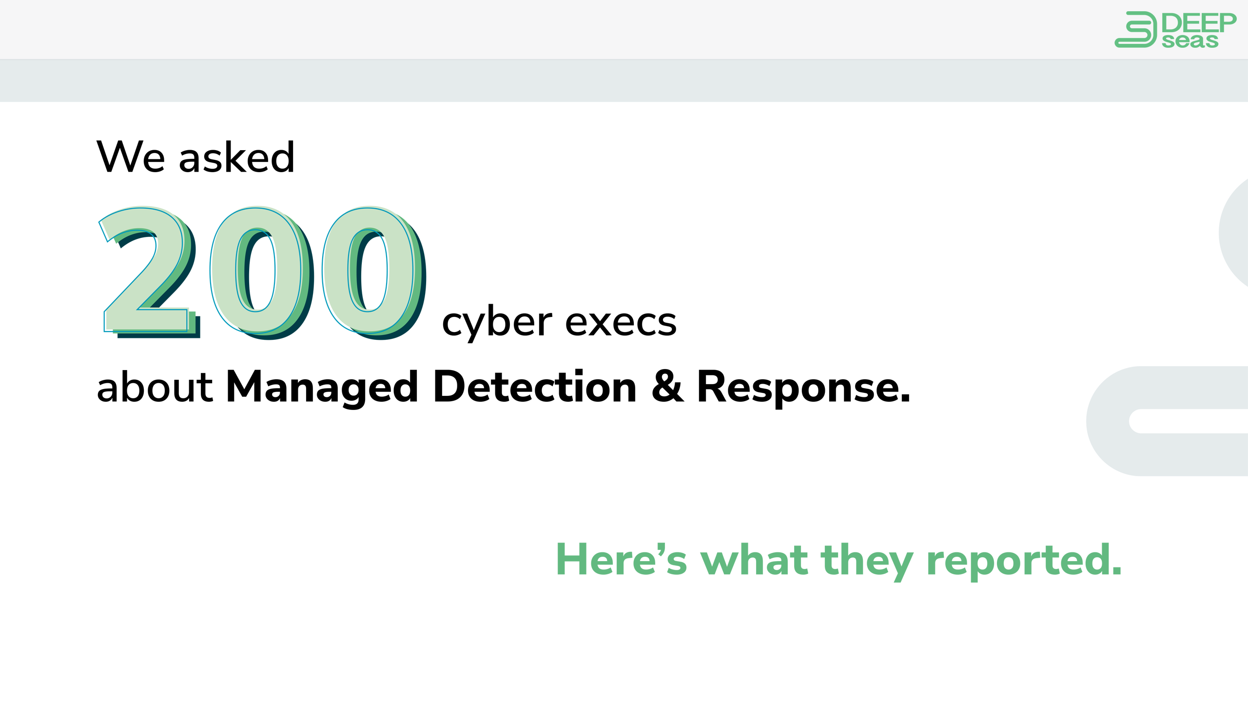 We asked 200 cyber execs about MDR