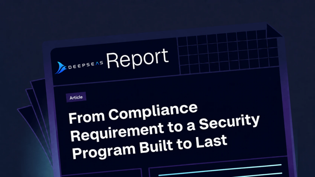 From Compliance Requirement to a Security Program Built to Last